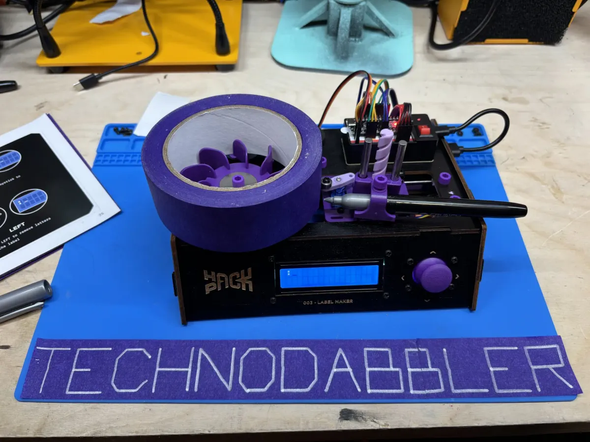CrunchLabs Label Maker: Build, Plot, and Print